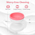 Reiyu Makeup Brush Cleaner Machine, Electric Makeup Brush Cleaner, Automatic Spinning Make Up Brush Cleaner Fit for All Size Makeup Brush?White?...