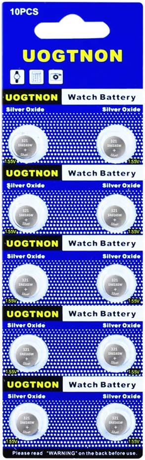 321 SR616SW Watch Battery 1.5V Button Cell (10-Pack)...