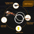 Qasim 1-Pair 120MM White+Amber Switchback 144SMD 4014 LED Halo Ring Angel Eyes Fog Warning Lights 12V...