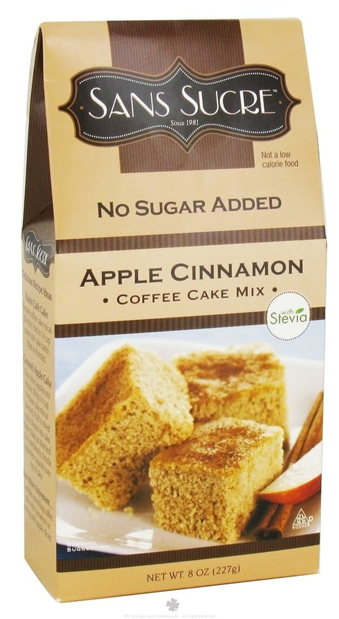 Sans Sucre Apple Cinnamon Coffee Cake Mix (sweetened with Stevia)...
