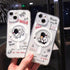 MagSafe Case for iPhone 12 Pro Max with Astronauts Moon Design,Magnetic Wireless Charging Clear Transparent TPU Phone Case Cover for iPhone 12 Pro...