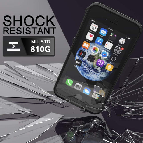 Diverbox for iPhone SE 2020 Waterproof Case iPhone 8 Waterproof Case,Waterproof Shockproof IP68 Full-Body Sturdy Case Built-in Screen Protector fo...