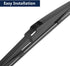 X AUTOHAUX Car Rear Windshield Wiper Blade Arm Set for Chrysler Pacifica 2016-2020 14 Inch...
