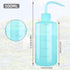 Tatoo Lash squeeze Bottle,Safety Rinse Bottle, Plastic Squeeze Medical Lab Washing Bottle (Pink &Blue, 500ml)...