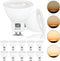 GU10 LED Bulbs Dimmable Warm White,50W Equivalent(7W),550LM Track Light Bulb,Spot Light Bulb for Recessed Lighting,10 Pack...