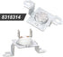 280148 Thermal Cut Off kit Includes dryer heating element 8557403 Dryer Thermostat kit & 8318314 Thermal Fuse Replacement Parts -Replaces 280148VP AP3874047 1175772 PS991443