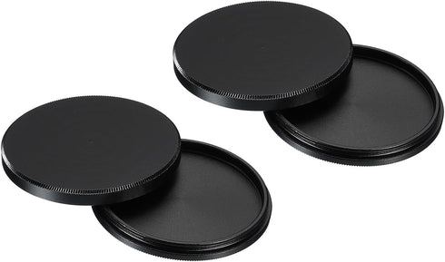 PATIKIL 43mm Lens Cap, 2 Pack Camera Lens Cap Cover Universal Front Metal Lens Filter Stacks Cap Protective Case for 43mm Camera Circular Polarizi...