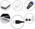 1Pc Black USB Star Projector Night Light,Adjustable Romantic Starry Sky Projector Car Light,Portable Atmosphere Decorative Auto Roof Light for Var...
