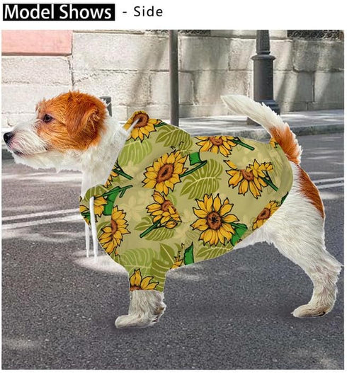 Bohemia Tribal Ethnic Dog Zipper Hoodie Stylish Soft Indian Southwestern Streetwear Hooded Clothes Apparel Costume Sweatshirt Tracksuits Pet Cloth...
