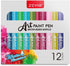 ZEYAR Acrylic Paint Pens, Extra Fine Point, AP Certified, 12 Colors, Water Based, Permanent & Waterproof Ink, Works on Rock, Wood, Glass, Metal, C...