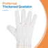 2 Pairs Beekeeping Gloves - Thickened Goatskin Bee Gloves for Men Women - Sturdy Beekeeper Gloves with Canvas Long Sleeves(L)...