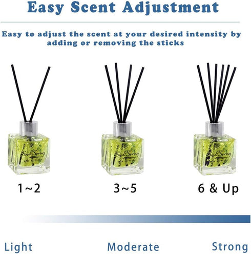 Reed Diffuser Set with Sticks,Vanilla Scent Oil for Bedroom Office Gym and Stress Relief, Home Fragrance Products 50 ml / 1.7 oz...