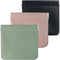 3 PCS Small Makeup Bag for Purse, Pocket Cosmetic Bag Mini Portable Cosmetic Bags for Women, Waterproof Leather No Zipper Self-Closing Portable Tr...