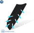 XYJ 2pcs/set Safety Knife Covers Sleeves Knives Edge Guard, Universal Knife Sheath, Santoku Knife Case Blade Guards Protector Black Kitchen Knife ...