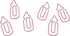 100 Count Baby Bottle Gender Reveal Shaped Paper Clips Great for Paper Clip Collectors or Office Gift - Comes in Round Tin with Lid and Gift Box (...