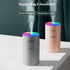 Portable Mini Humidifier, 270ml Small Cool Mist Humidifier with Colorful LED Night Light, USB Personal Desktop Humidifier for Car Office Home Trav...