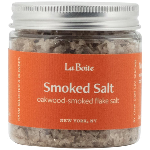La Boite - SMOKED SALT Spice Blend, Oak-smoked flake salt - Great for seasoning and finishing dishes, roasting meat, vegetables, grilling - 2.5 oz...