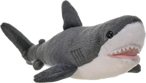 Wild Republic Great White Shark Plush, Stuffed Animal, Plush Toy, Gifts for Kids, Cuddlekins 13 inches...