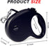 16Ft Retractable Dog Leash,Light Weight Leash for Small to Medium Dogs/Cats Up to 50lbs,Stainless Steel Spring Strong Nylon Tape, Tangle Free, One...