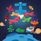 Suction Bath Toys for Kids, 21 Pcs Silicone Outer Space Themed Suction Cup Toys with Wind-Up Toys, No Hole Bath Toy, Sensory Window Building Toys ...