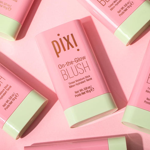 Pixi On-the-Glow Blush, Hydrating Tinted Moisture Blush Stick with Ginseng, Aloe Vera & Fruit Extracts, For Cheeks & Lips, 19g / 0.6oz, Paraben-Fr...