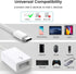 USB C to USB 3.0 Adapter (2 Pack),Type C to USB 3.0 Female OTG Cable Compatible with MacBook Pro/Air M2/M1/2020, iPhone 15 Pro/Max,iPad Pro,XPS,Ga...