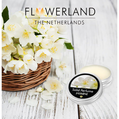 Flowerland Solid Perfume - Portable Pocket Balm Perfume Perfect for Travel Use - Natural Fragrance Parfum for Men and Women - Natural & Vegan - Ja...