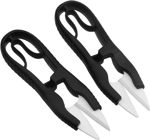 Insulated U-shaped Ceramic Scissors Multipurpose High Hardness Cutter For Cutting Battery Cable Mobile Phone Repair Tool Embroidery Tools Supplies...