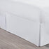 Nestl White Bed Skirt Queen Size - 14 Inch Drop Brushed Microfiber Skirts Hotel Quality Pleated Shrinkage & Fade Resistant...