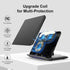 for Samsung Galaxy Z-Fold Wireless Charger: 2 in 1 Fast Wireless Charging Station for Galaxy Z Fold 6/5/4/3, 3-Coils Charging Stand for Galaxy Bud...