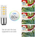 2-Pack Sewing Machine Light Bulb Double Contact Warm White 2700-3000K 15T7DC Base Replacement for Singer/Kenmore Sewing Machine 120V 3.5W LED Bayo...