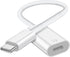 USB C to Lightning Audio Adapter, USB Type C Male to Lightning Female Earphone Converter Compatible with iPhone 15/15Pro, iPad Pro, Galaxy S23/S22...