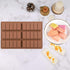 2 Pack Chocolate Bar Molds,Rectangle Silicone Break-Apart Protein and Engery Bar Candy Chocolate Molds Wax Melt Candles Chocolate Bakeware Molds...