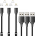 NetDot Magnetic Charging Cable, Gen10 3 Pack (6.6ft) 3in1 Max 18W Fast Charging Magnetic Phone Charger and Data Transfer Magnetic Charger for Micr...