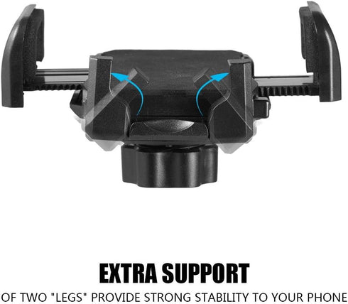 Cup Holder Phone Mount, Black, Fits 4.3 in Wide Phones...