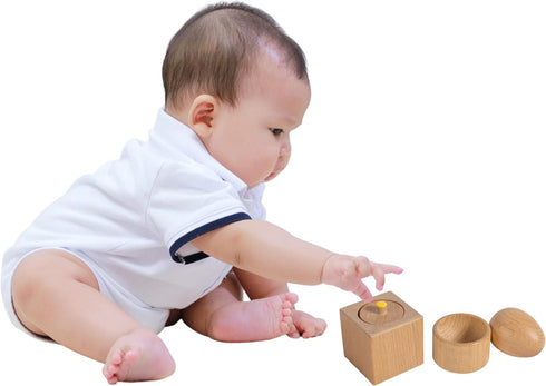 Set of Wooden Pincer Grasp and Egg Cup Puzzles, Pincer Puzzles, First Puzzles, Montessori Toys for 6 months+, Fine Motor Skills Learning...