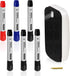 Glass Dry Erase Markers & Spray Magnetic Glass Board Eraser - Reversible Dual Tip Erasable Glass Markers for Acrylic White Board, 2-in-1 Liquid Wh...