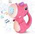 Dinosaur Bubble Machine,Dino Bubble Wand for Kids, Musical & Light Up Fun Bubble Gun Blower,Cool Outdoor Dinosaur Toys for Kid, Birthday Gifts,Pin...