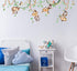 DECOWALL DW-1507S Monkeys on Vine Kids Wall Stickers Wall Decals Peel and Stick Removable Wall Stickers for Kids Nursery Bedroom Living Room décor...