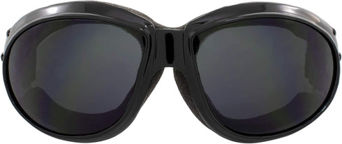 Global Vision Red Baron Motorcycle Aviator Dirt Bike 2 Goggles For Day and Night Super Dark and Clear Mirror Lenses...