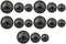 Wakauto 30Pcs Antique Metal Buttons with Round Vintage Sewing Buttons Coats Buttons Jacket Buttons Metal Blazer Button Set for DIY Craft (Black)...