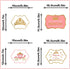 LINGTEER A Little Princess Royal Crown Pink Swirls Streamers - 12 pcs Princess Baby Girl Birthday Shower Party Decorations Gift Sign....
