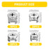 80pcs Furniture Connecting Cam Lock Connectors Fittings, Furniture Cam Lock Nuts, Cam Locks for Furniture, Connecting Lock Nuts Fasteners for Cabi...