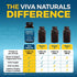 Viva Naturals Triple Strength Omega 3 Fish Oil Supplement - 2500 mg Fish Oil with Re-Esterified Omega 3 Fatty Acids Including EPA, DHA DPA - 60 Pe...