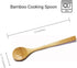 JapanBargain, Bamboo Cooking Spoon, Wooden Stirring and Mixing Spoon for Non-Stick Cookware, Eco-Friendly Kitchen Utensil, 12-Inch Long, 2-Pack...