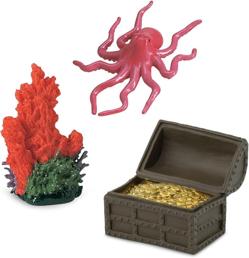 Safari Ltd. | Coral Reef - 11 Pieces | TOOBs Collection | Miniature Toy Figurines for Boys & Girls...