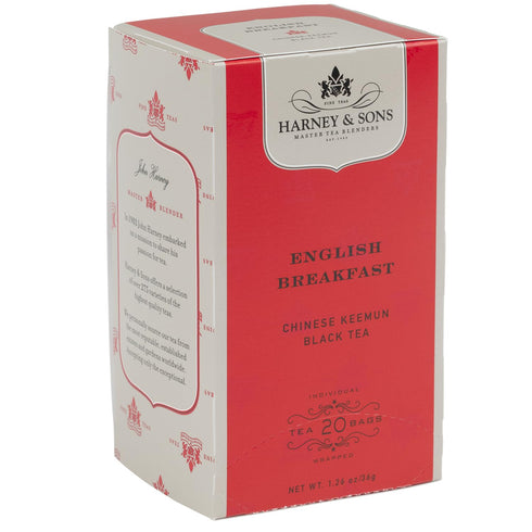 Harney & Sons Black Tea, Tea Bags, English Breakfast, 20 Count...