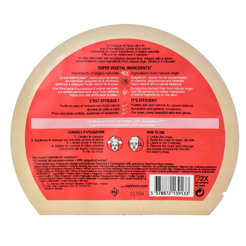 SEPHORA COLLECTION Clean Face Mask Grapefruit...