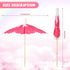 Drink Umbrellas Cocktail Picks Parasol Cocktail Sticks with Wood Toothpicks for Summer Hawaiian Cupcake Toppers Umbrella Sticks Tropical Wedding P...