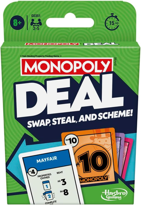 Monopoly Deal Card Game, for 8 years to 99 years...